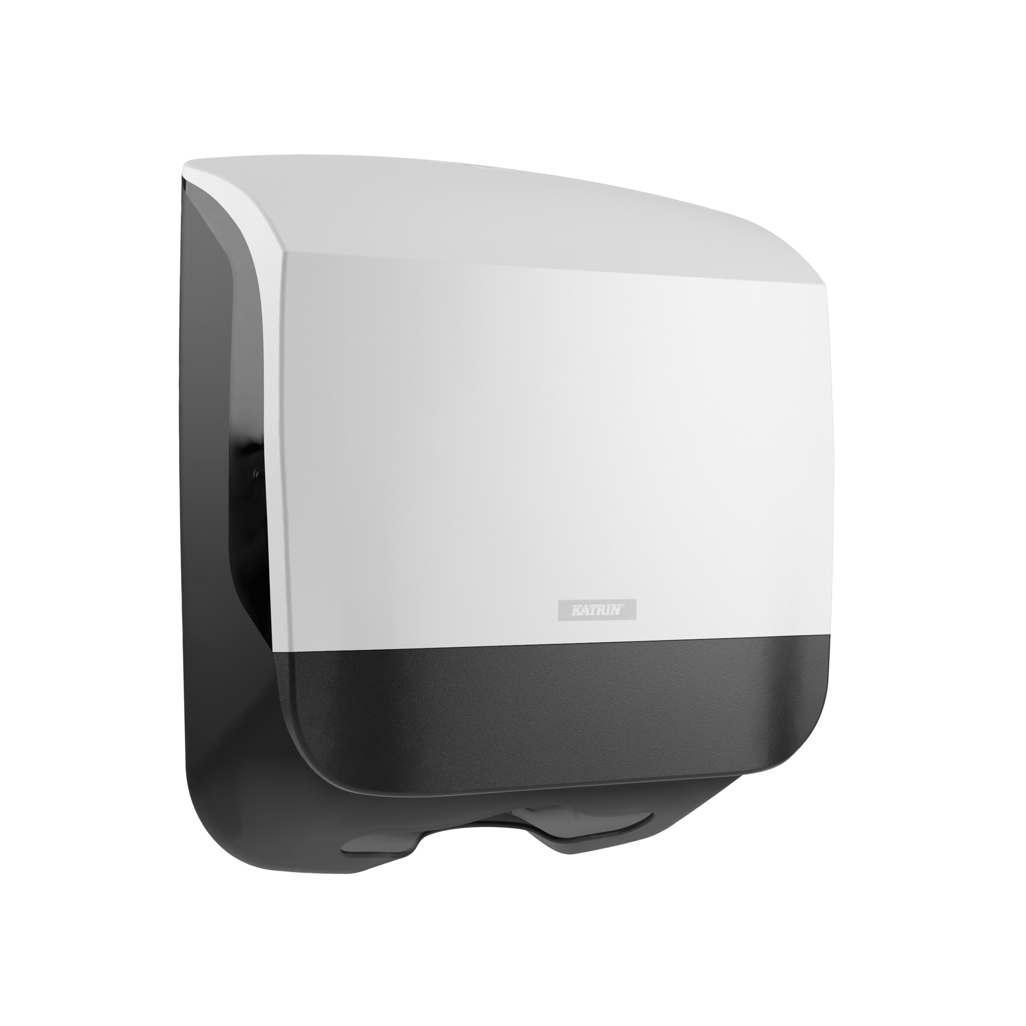 88942_katrin_plastic_dispenser_small_for_folded_paper_hand_towels_white_official_product_image